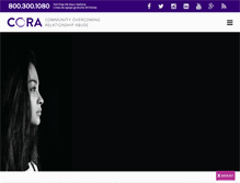 Tablet Screenshot of corasupport.org